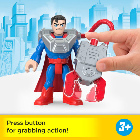 Fisher-Price Imaginext DC Super Friends Metal Force Superman Action Figures & Accessory Set