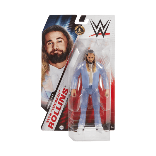 WWE Seth Rollins Action Figure, 6-inch Collectible Superstar With Articulation & Life-Like Look