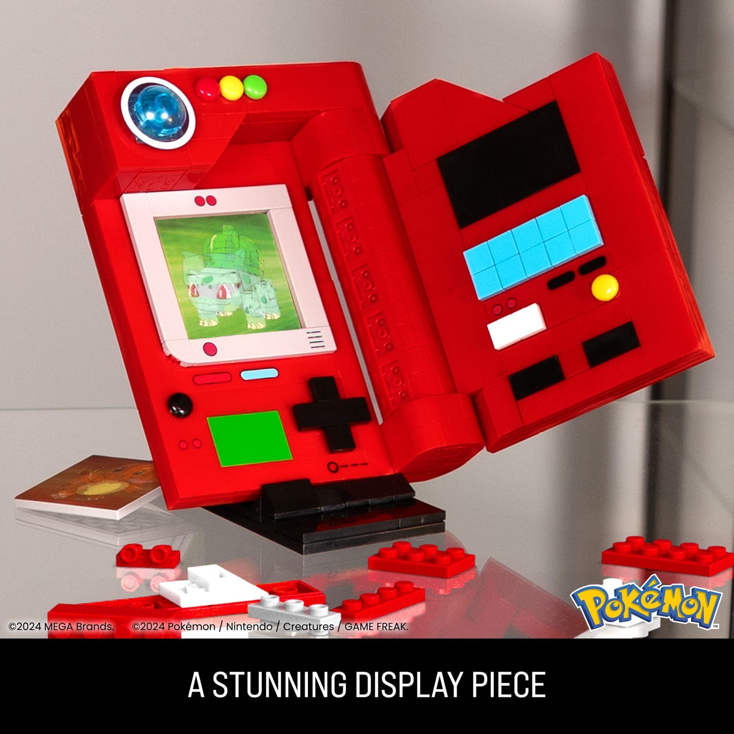 MEGA Pokémon Kanto Region Pokédex Building Kit (322Pieces) For Collectors