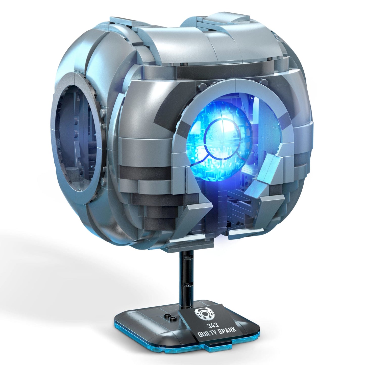 MEGA Halo 343 Guilty Spark Building Toy Kit (609 Pieces) For Collectors