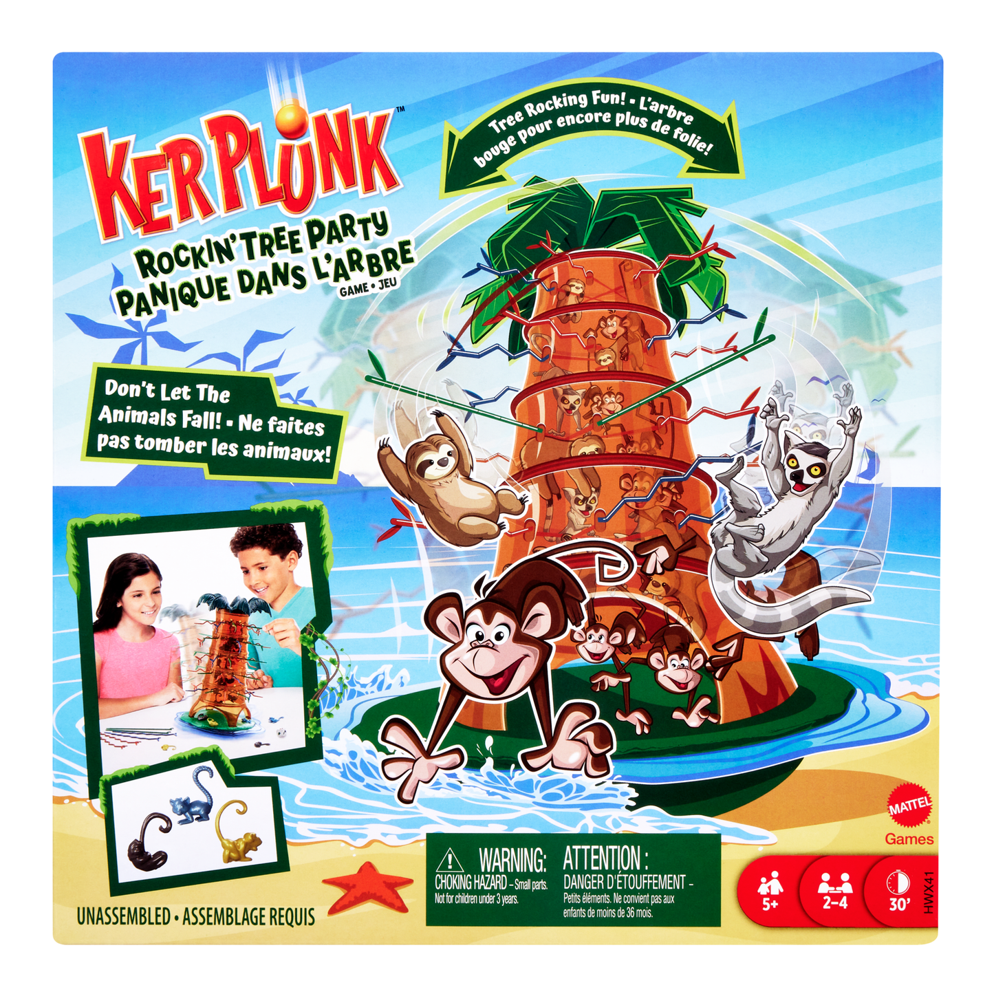 Kerplunk Panique Dans L’Arbre, Pour enfants, Famille et Soirées de Jeux