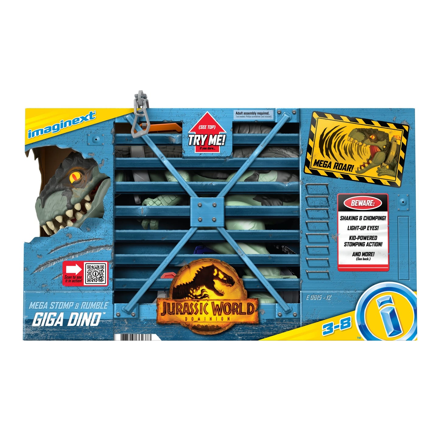 Imaginext Jurassic World MEGA Stomp & Rumble Giga Dino