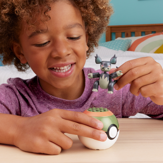 MEGA Pokémon Alolan Rattata Building Toy Kit, Poseable Action Figure (29 Pieces) For Kids