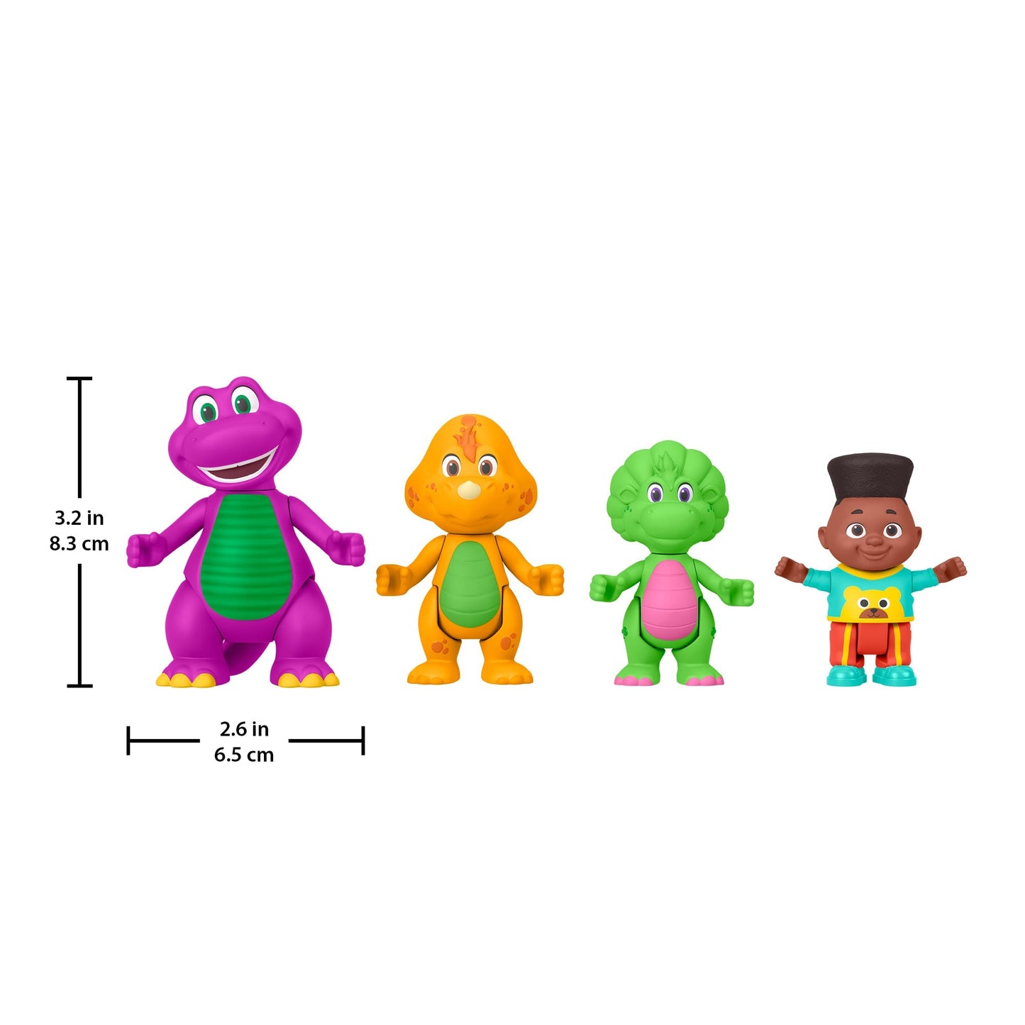 Fisher-Price Barney's World Barney Hey Friends Pack With 4 Figures