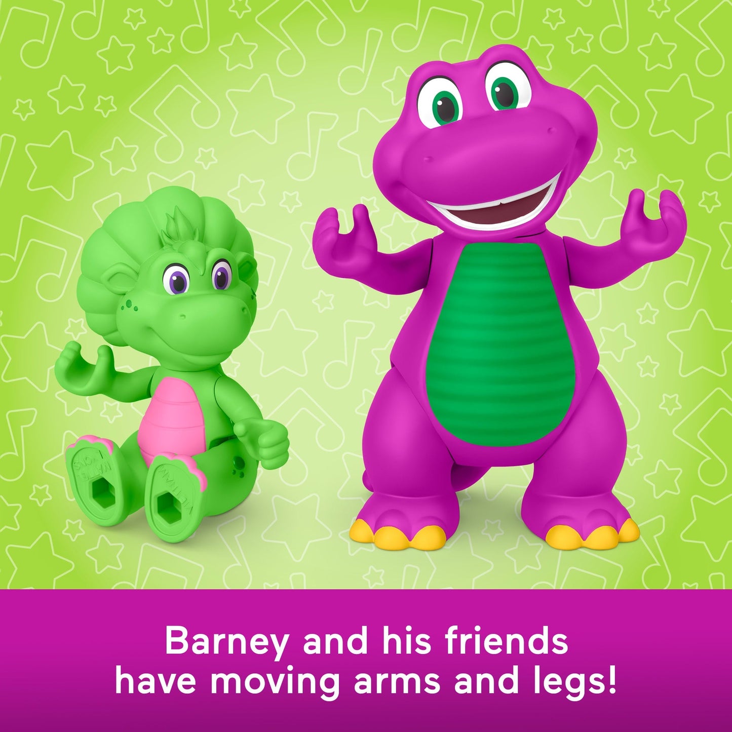 Fisher-Price Barney's World Barney Hey Friends Pack With 4 Figures