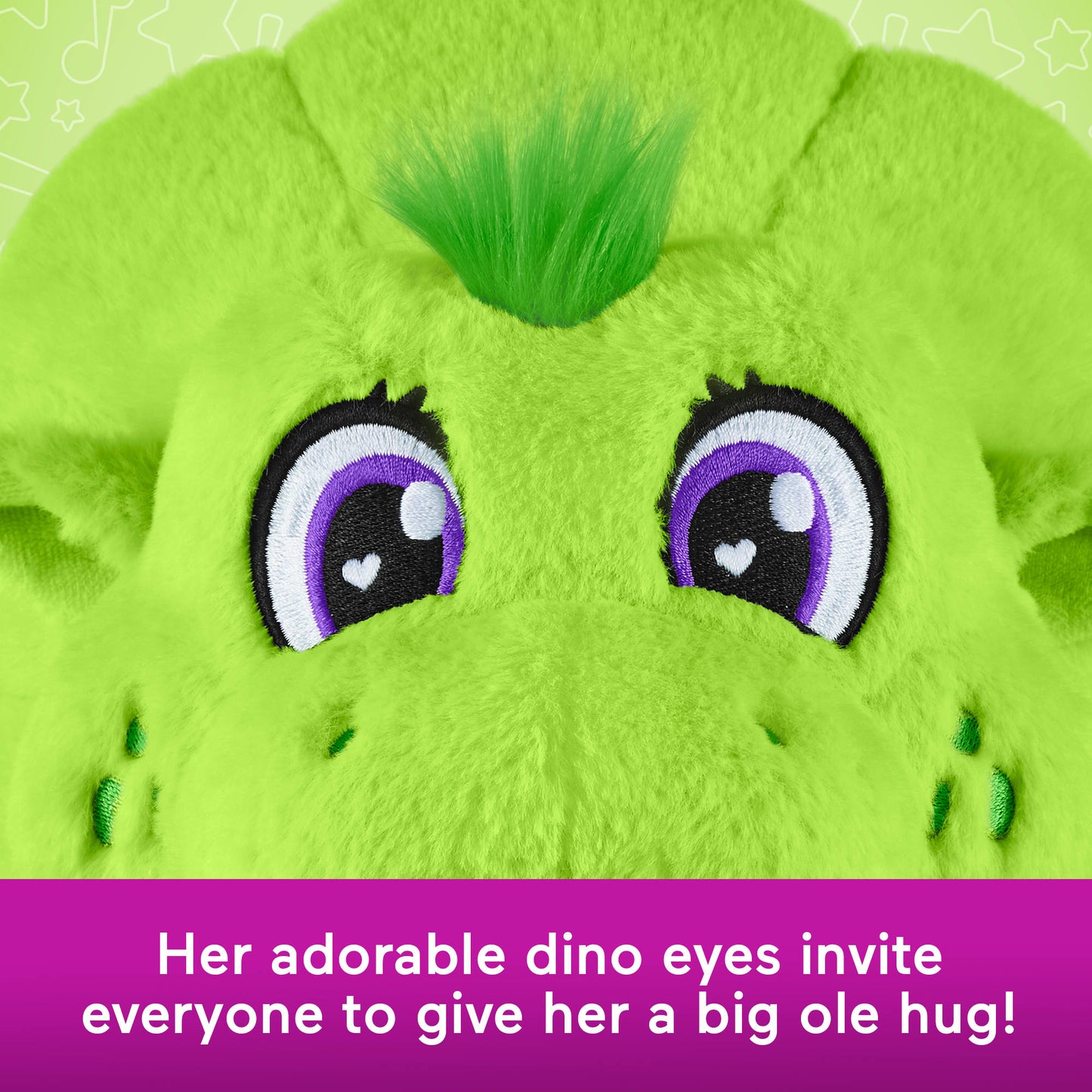 Fisher-Price Barney's World Baby Bop Plush, 12-Inch Figure, Soft & Cuddly Texture