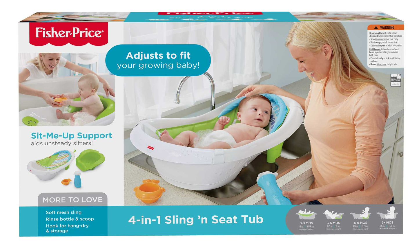 Fisher-Price 4-in-1 Sling 'n Seat Tub