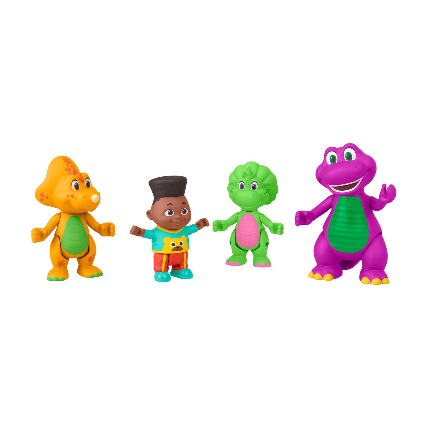 Fisher-Price Barney's World Barney Hey Friends Pack With 4 Figures