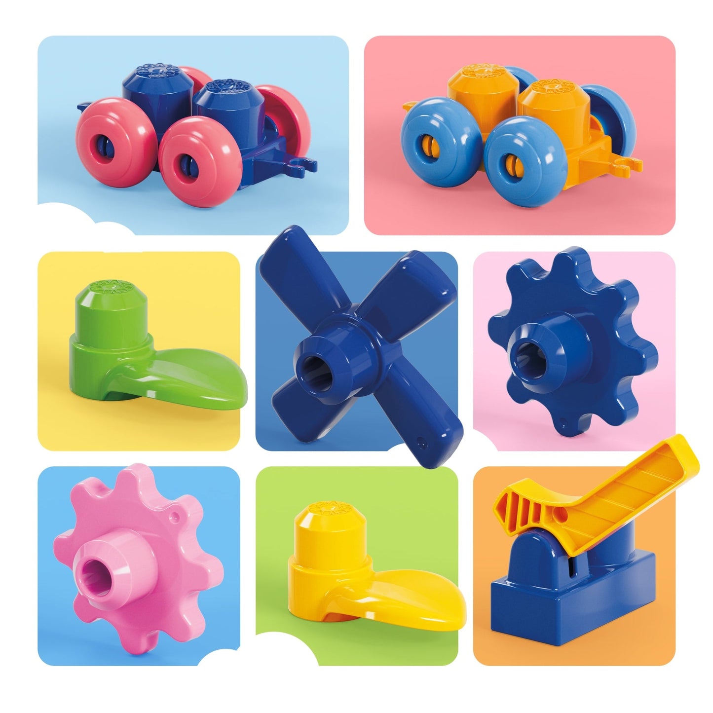 MEGA BLOKS First Builders Big Bag Of Blocks Toy Blocks With Storage Bag (130 Pieces) For Toddler