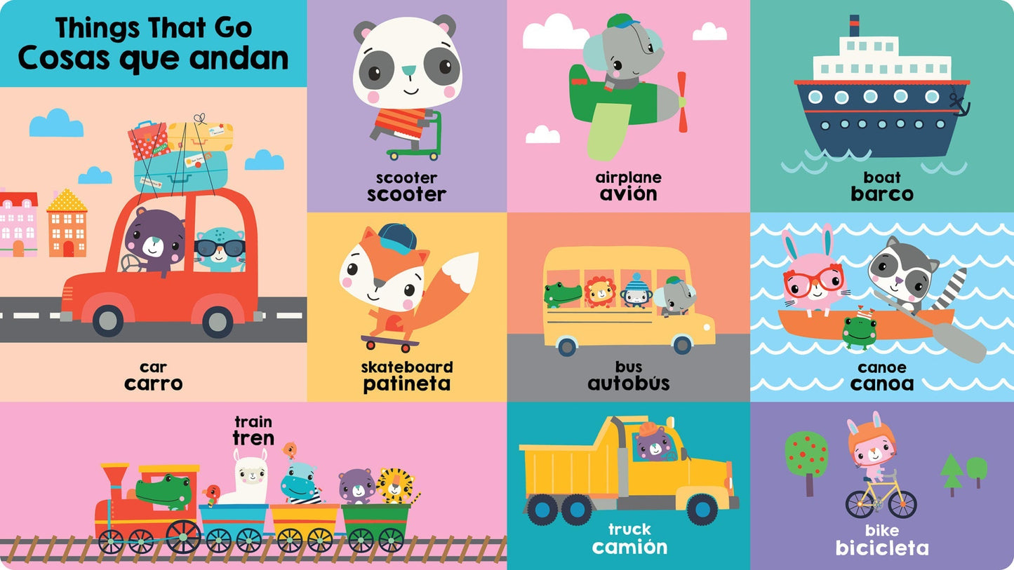 Fisher-Price First 100 Words (Primeras 100 Palabras) Board Book in English & Spanish