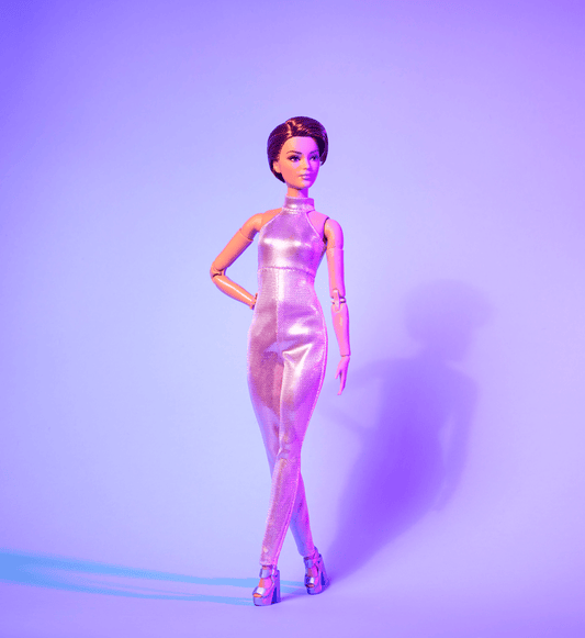 Barbie Looks No. 22 Collectible Doll With Pixie Cut And Sequined Y2K Jumpsuit