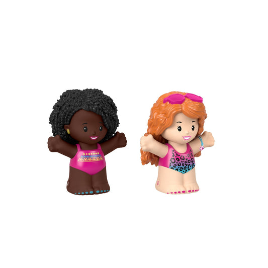 Fisher-Price Little People Barbie Swimming Figure Pack, 2 Characters For Toddlers