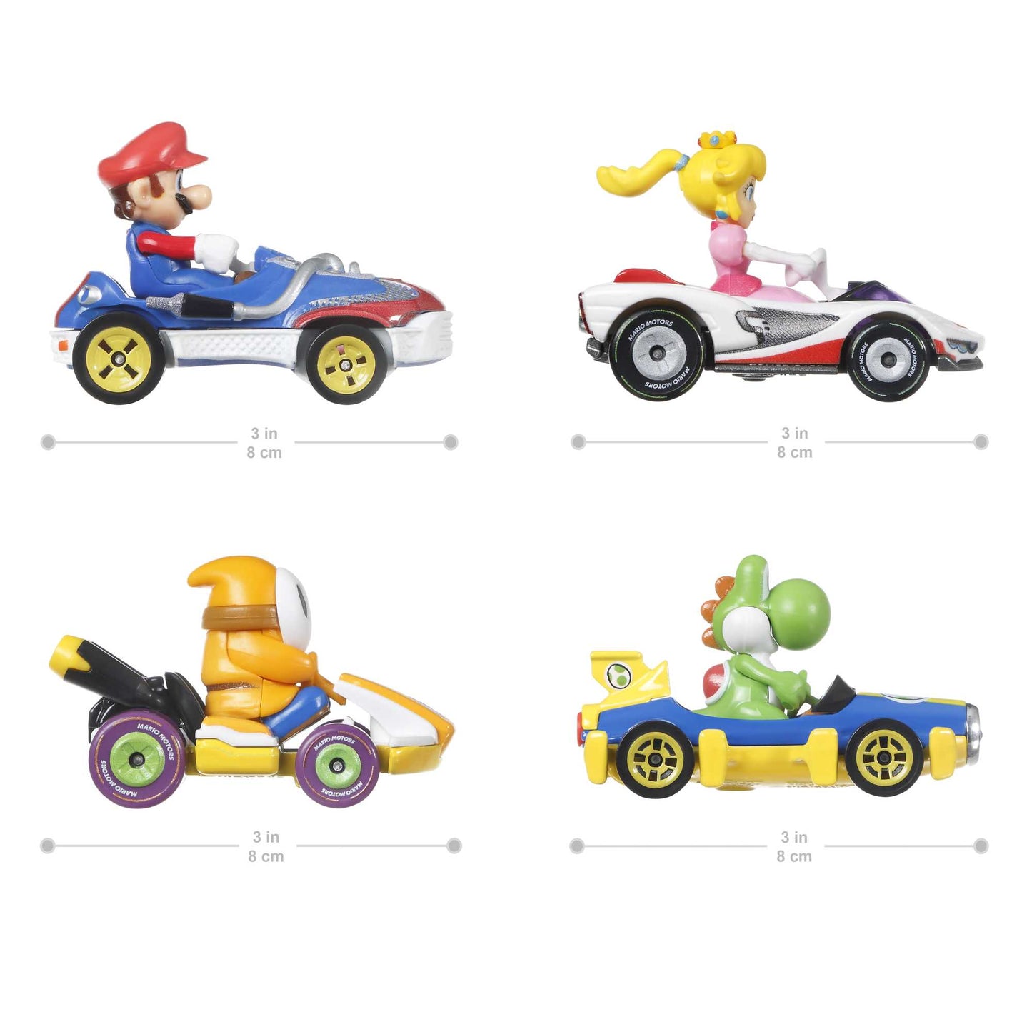Hot Wheels Mariokart 4 Pack