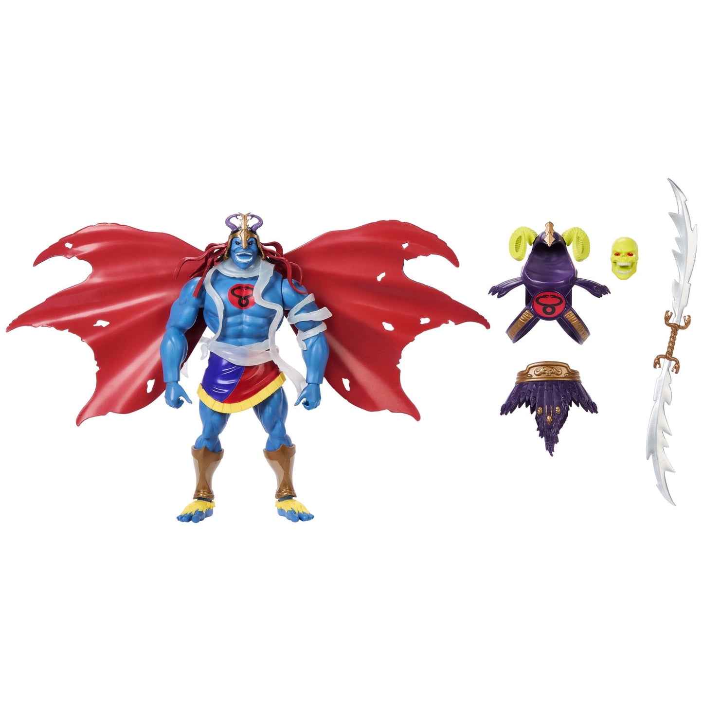 Masters Of The Universe Origins X Thundercats Skell-Ra Action Figure Toy Of Skeletor & Mumm-Ra