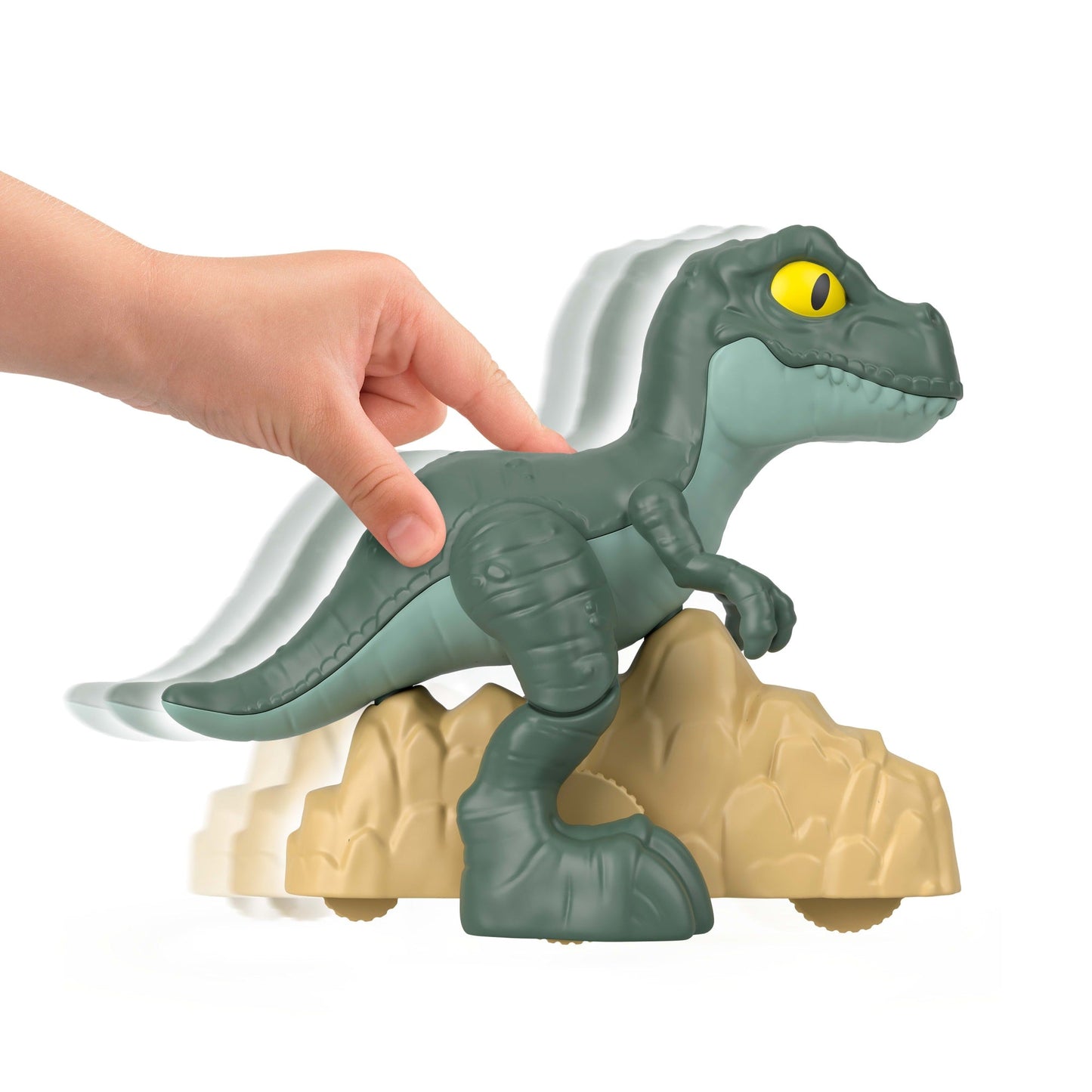 Fisher-Price Imaginext Jurassic World Tyrannosaurus Rex Dinosaur Toy With Wheels & Wiggling Motion