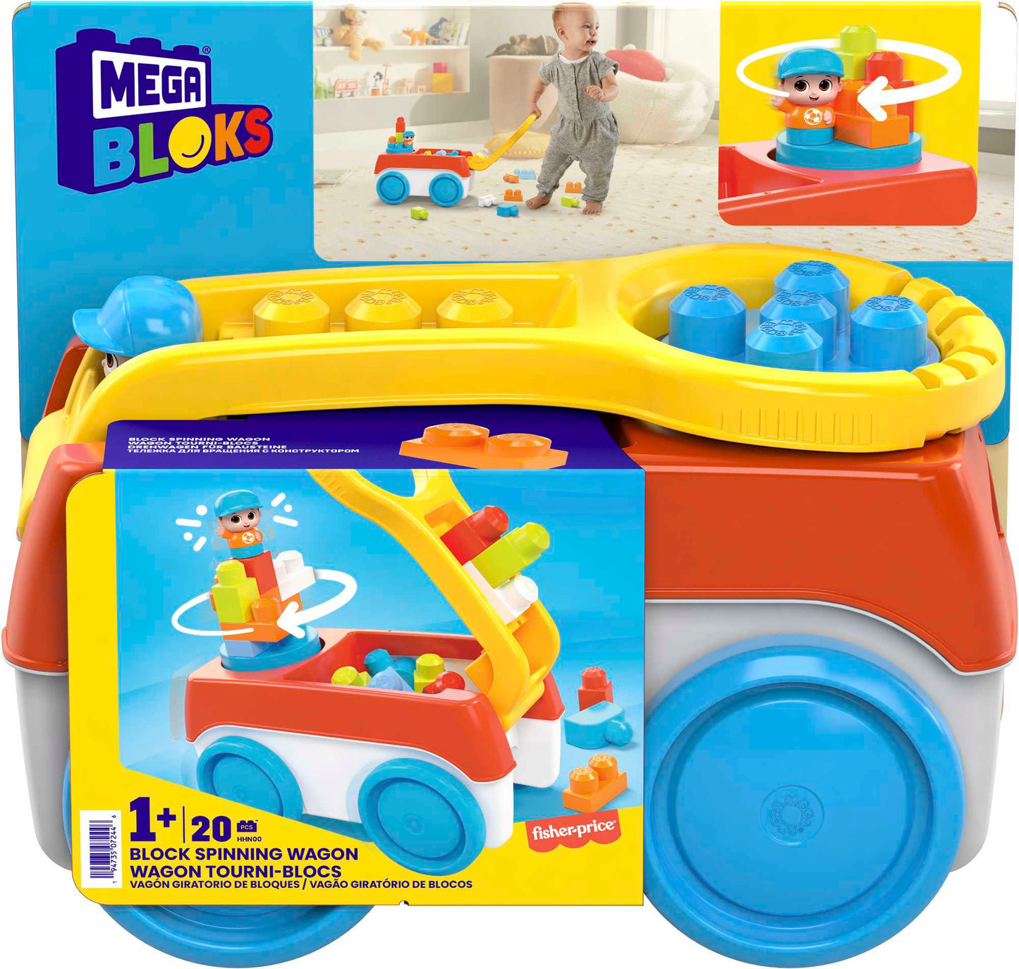 MEGA Bloks Block Spinning Wagon