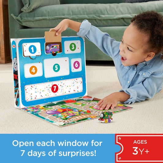 Thomas & Friends Thomas’ 7 Days Of Surprises Gift Set Of Diecast Toy Trains & Vehicles, 10 Pieces