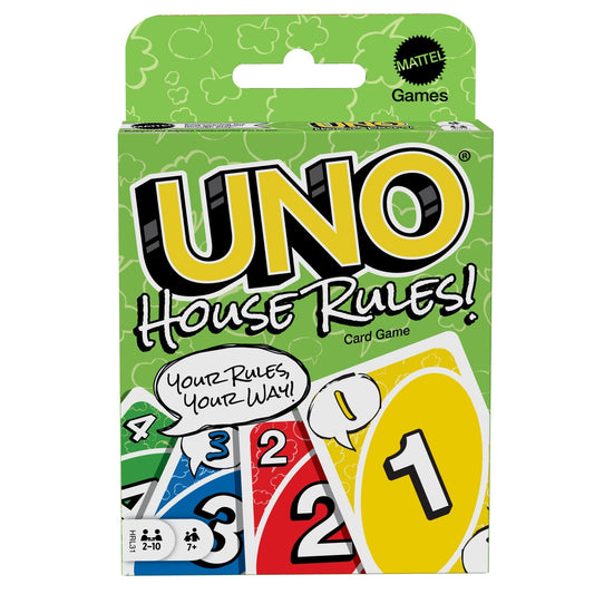 UNO House Rules Card Game For Adult, Family & Game Night