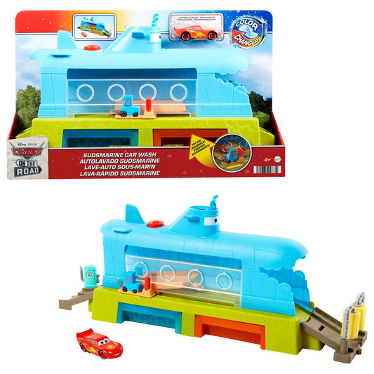 Disney And Pixar Cars Color Change Whale Car Wash Playset