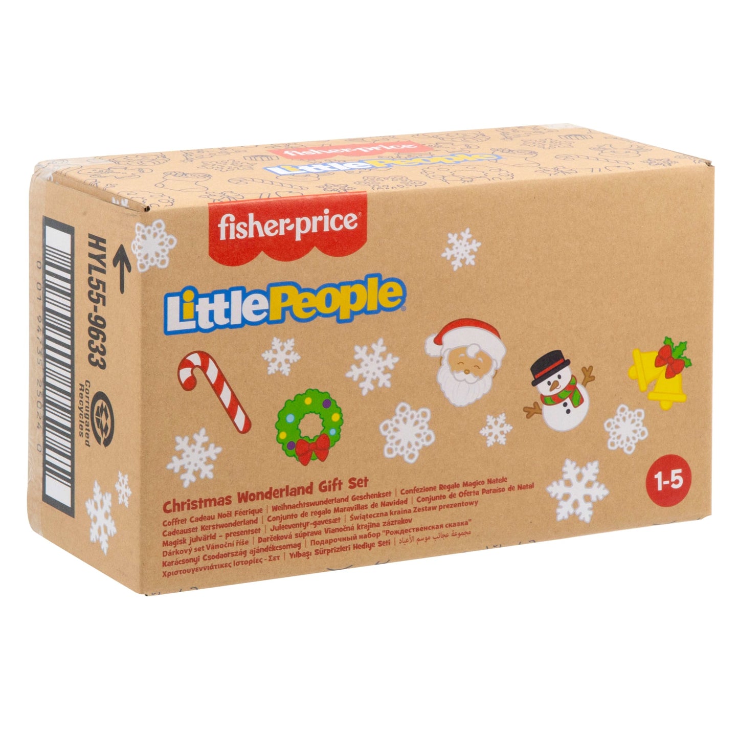 Fisher-Price Little People Christmas Wonderland Gift Set, Playset With Figures For Toddlers