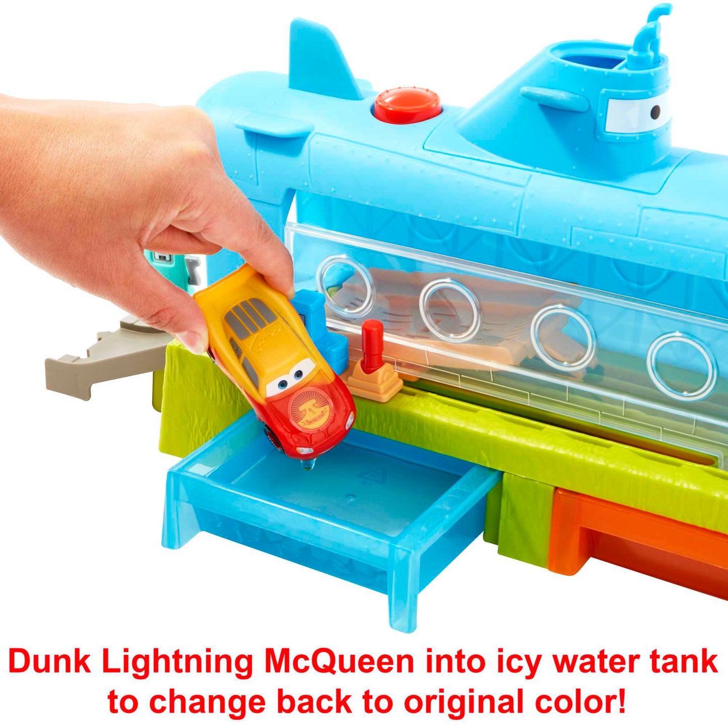 Disney And Pixar Cars Color Change Whale Car Wash Playset