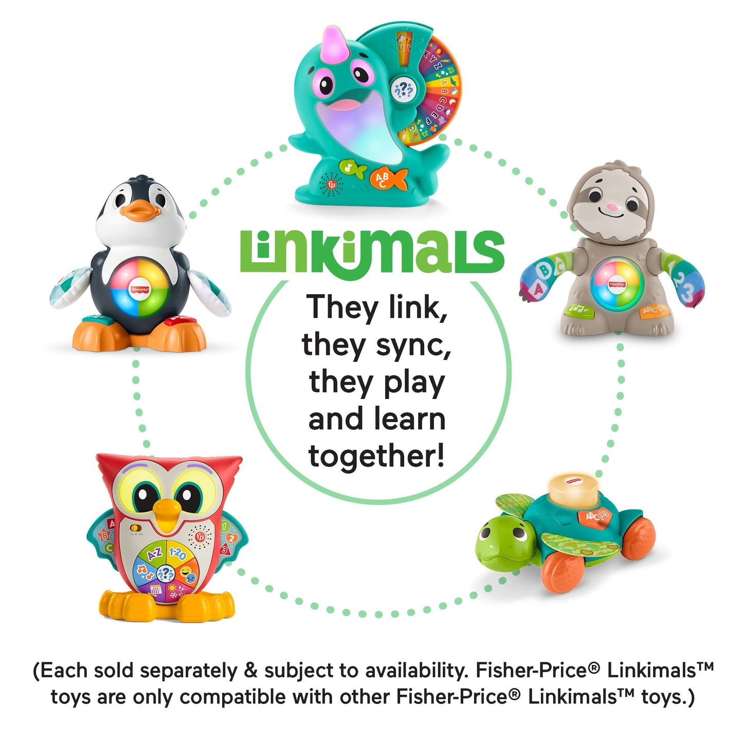 Fisher-Price Linkimals Sit-To-Crawl Sea Turtle