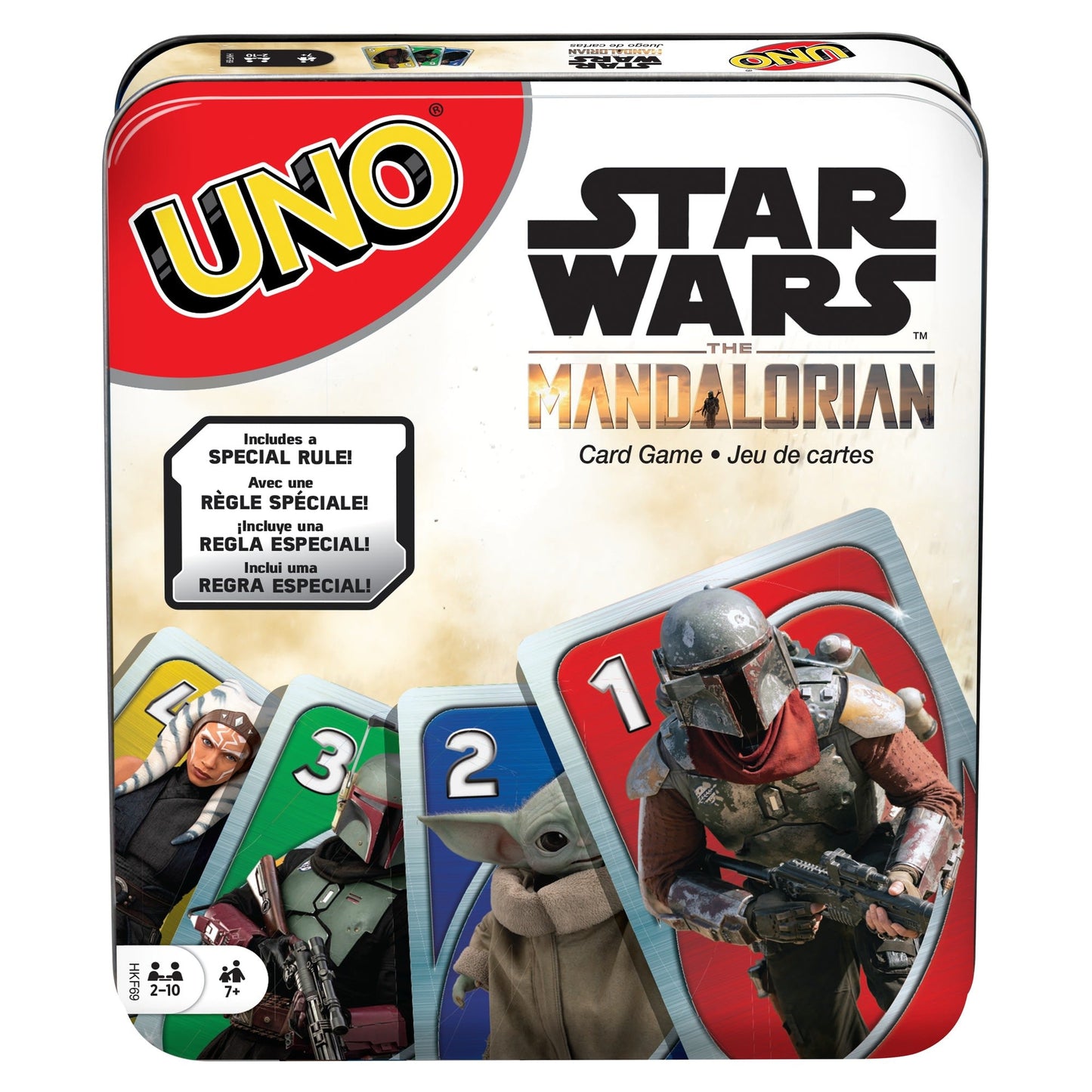 UNO Star Wars The Mandalorian Themed Deck in Storage Tin