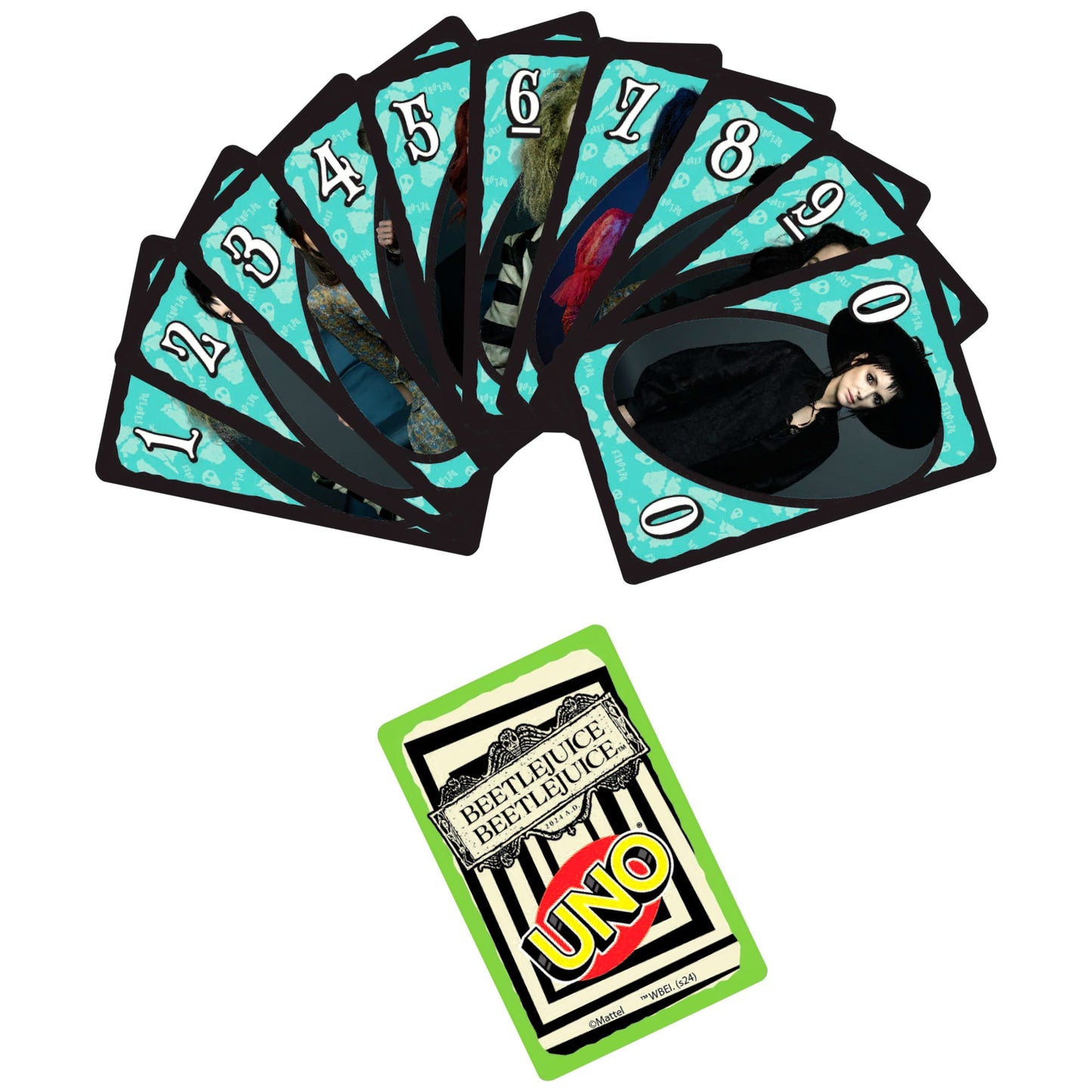 UNO Beetlejuice Beetlejuice Card Game For Kids & Family Night