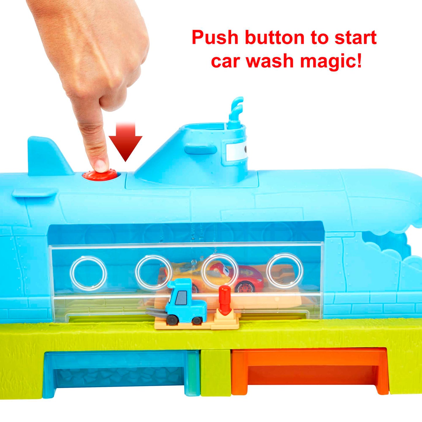 Disney And Pixar Cars Color Change Whale Car Wash Playset